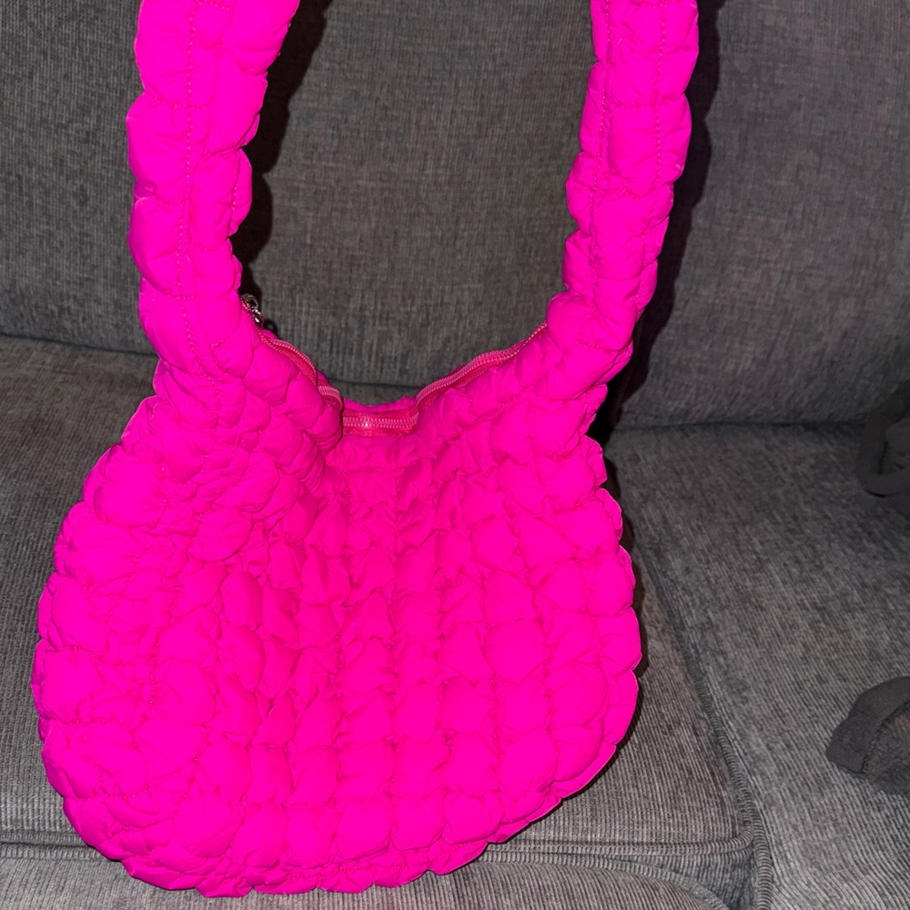 Pink Quilted Women's Bag
